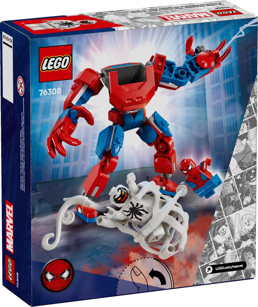 Spider-Man mecha vs. Anti-Venom