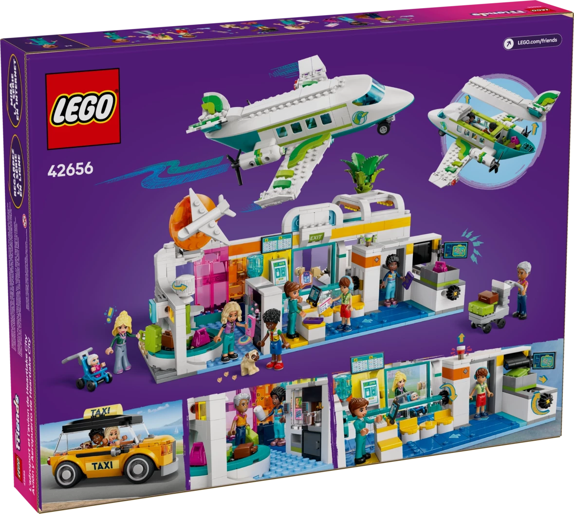 Heartlake City vliegveld en vliegtuig