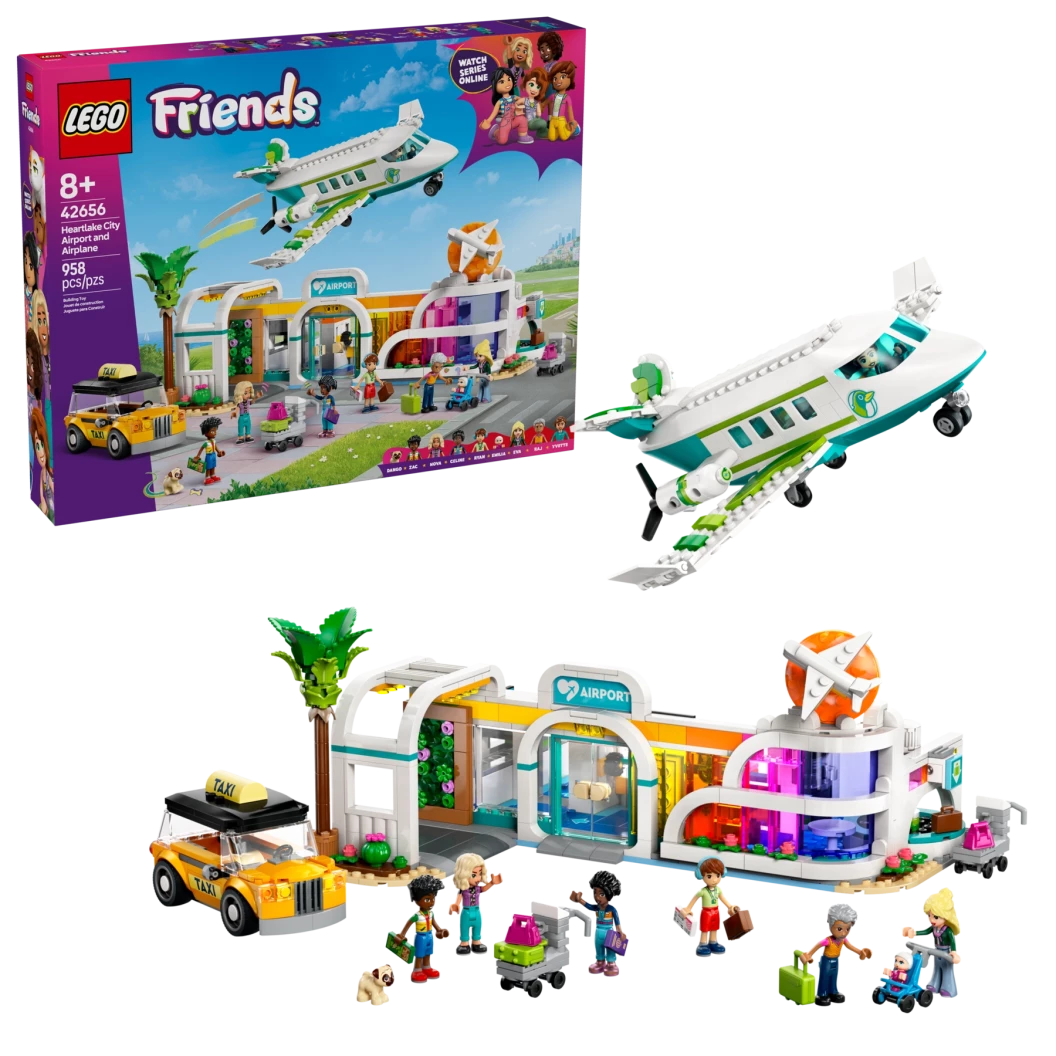 Heartlake City vliegveld en vliegtuig
