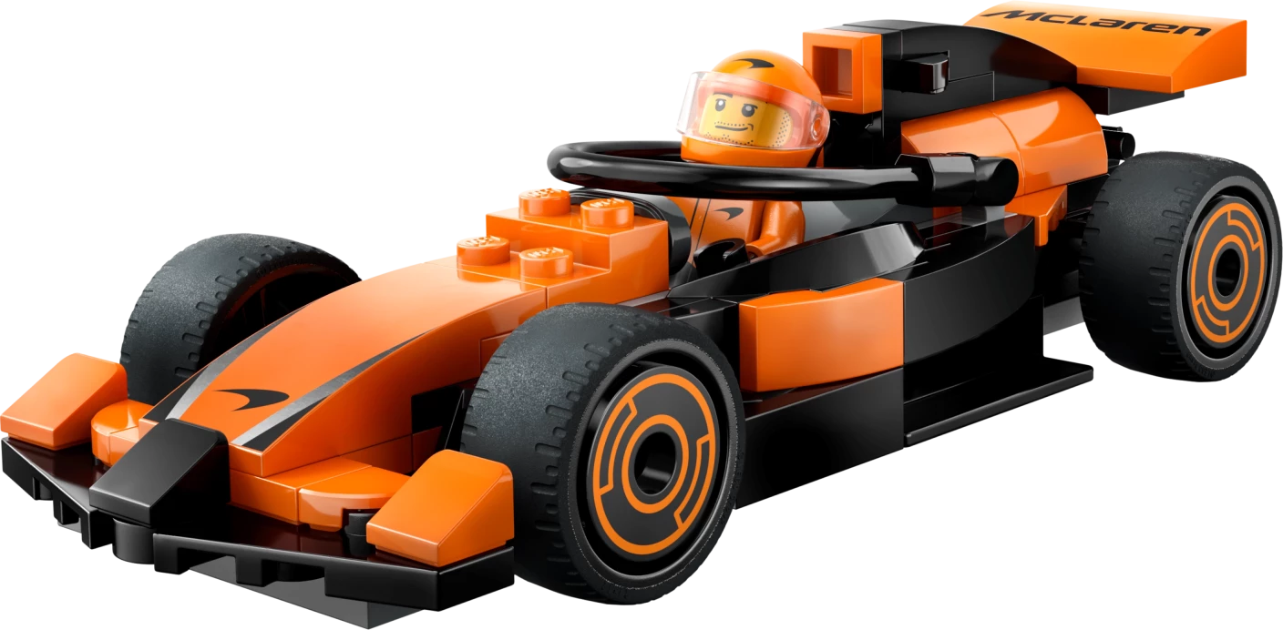 F1® coureur met McLaren racewagen