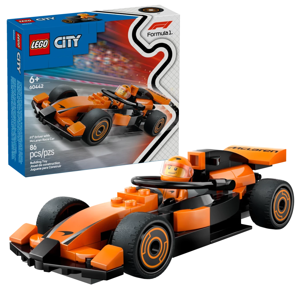 F1® coureur met McLaren racewagen