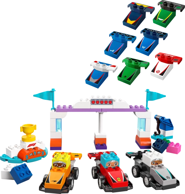 F1 team racewagens en coureurs