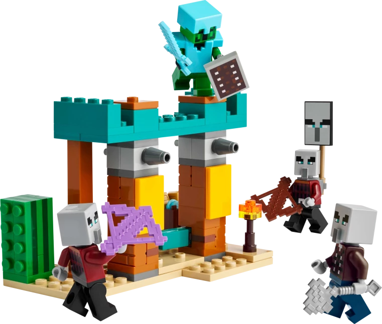 De Illagers in de woestijn