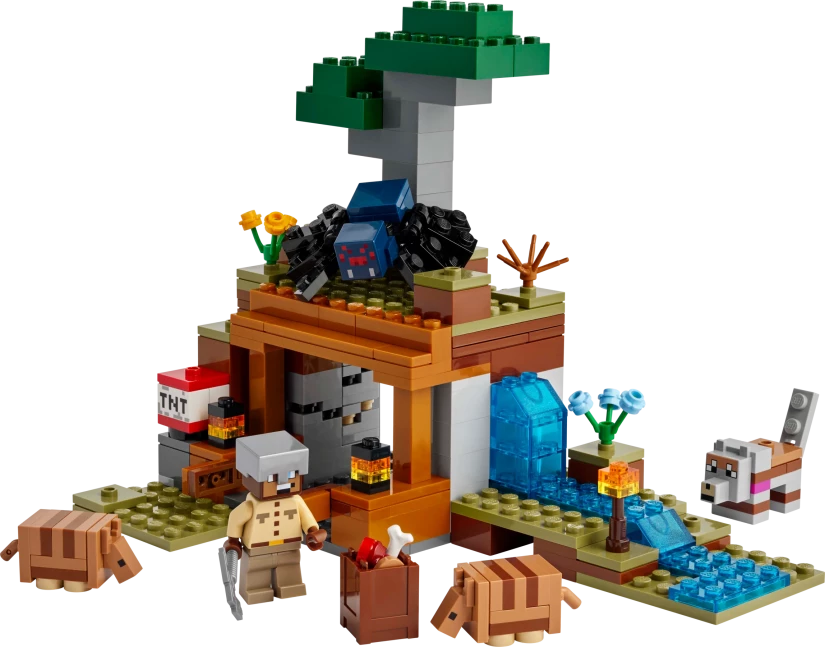 De gordeldieren bij de mijn