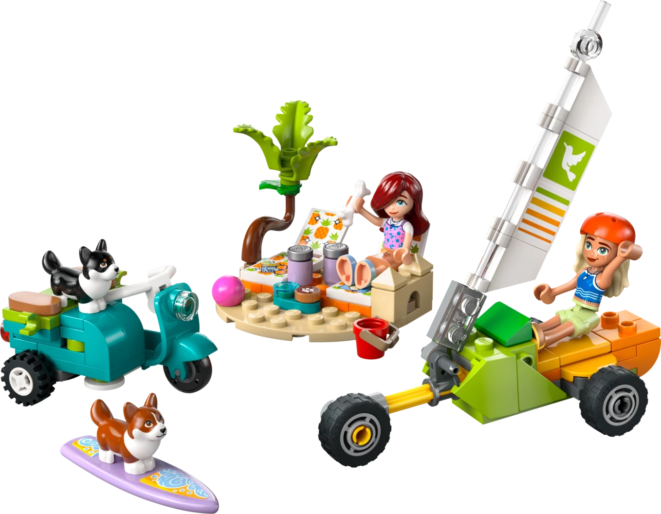 Surf- en scooterplezier met de honden