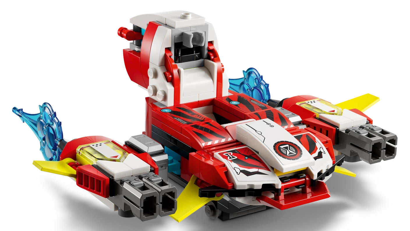 Coopers tijgermecha en Zero's hot rod auto