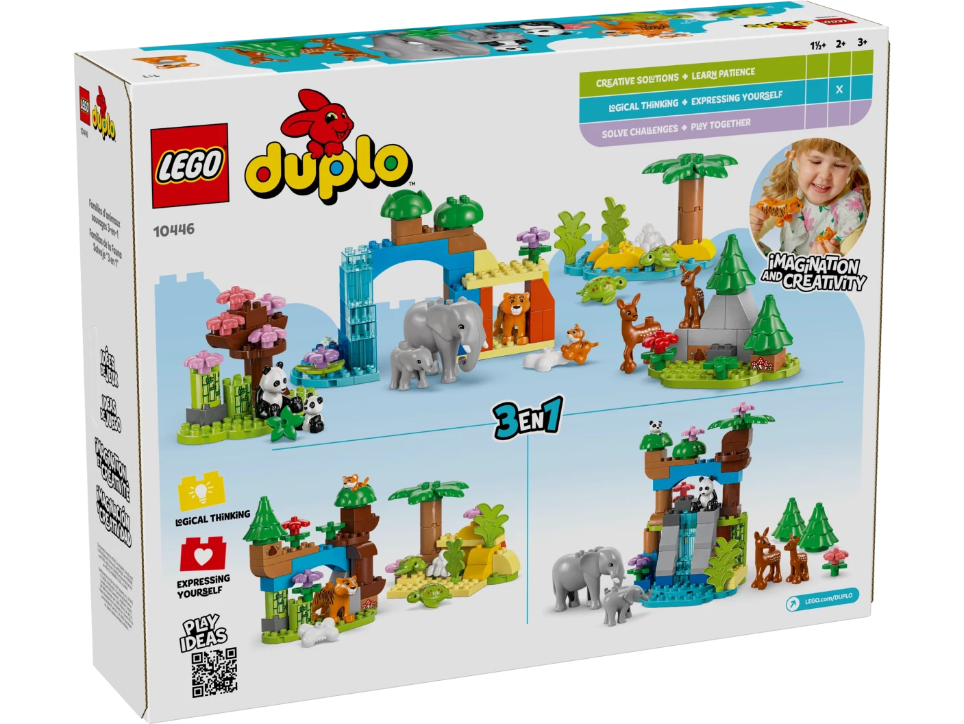 3-in-1 families van wilde dieren