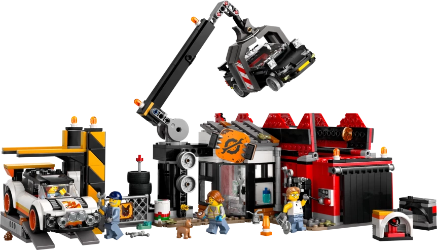 Schroothoop met auto's