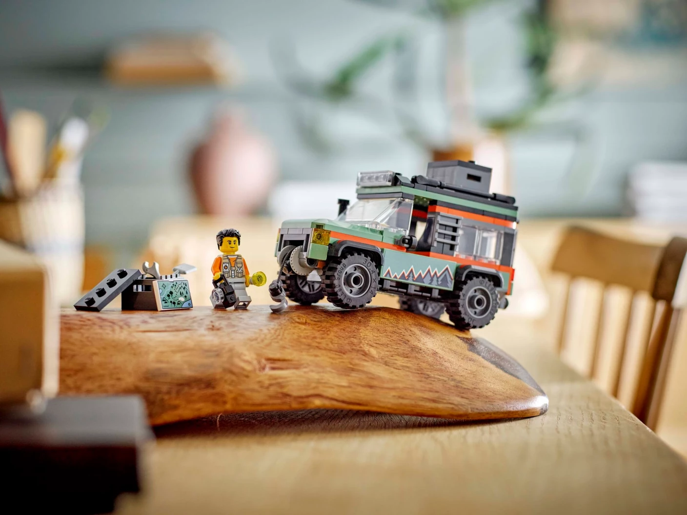 4x4 terreinwagen voor in de bergen