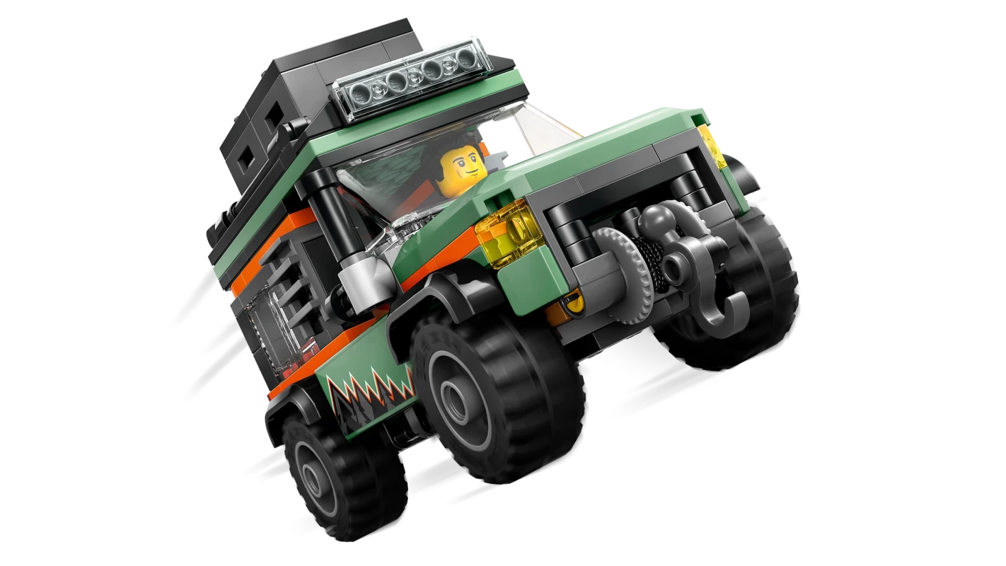 4x4 terreinwagen voor in de bergen