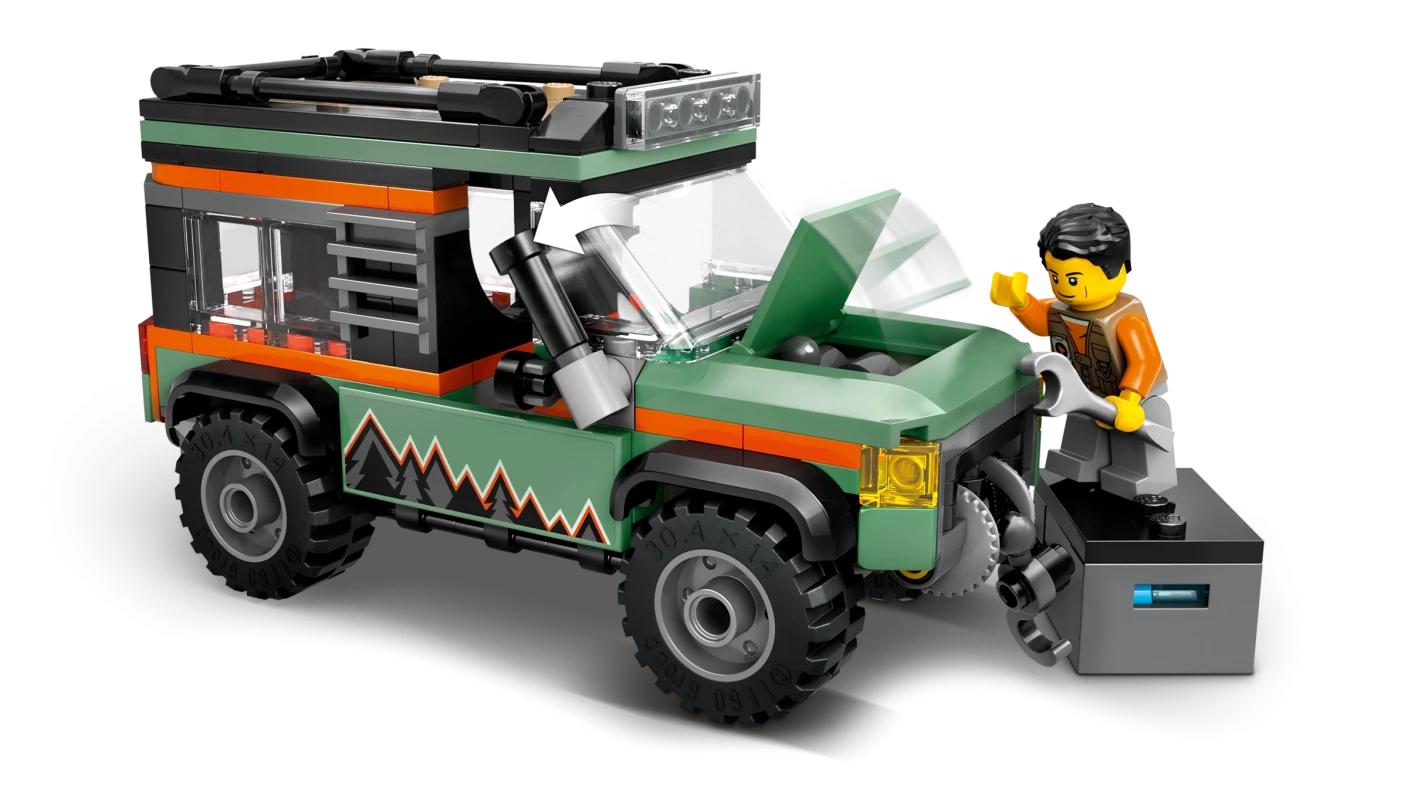4x4 terreinwagen voor in de bergen