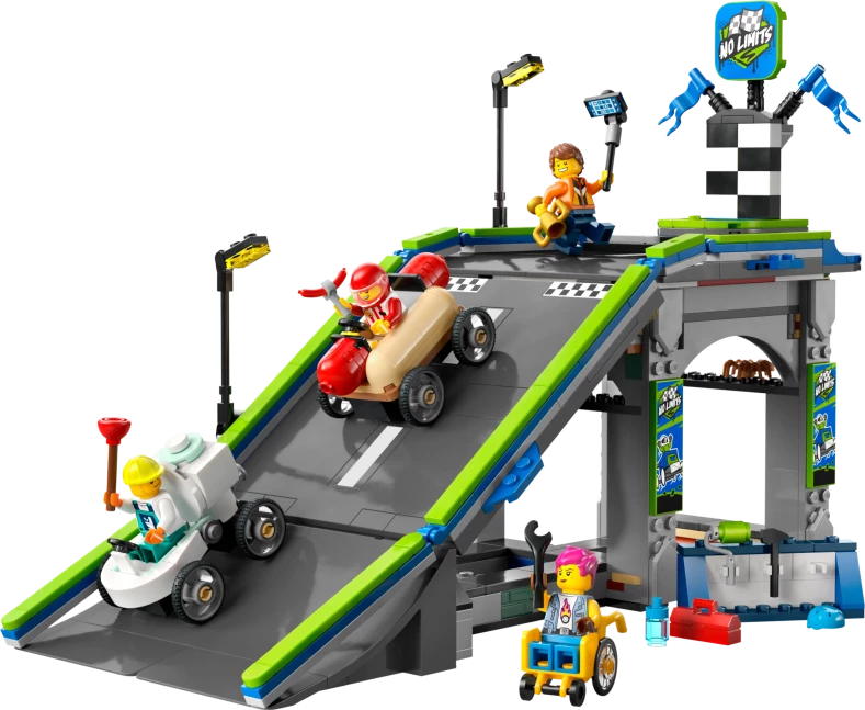 Snelle schans voor raceauto's