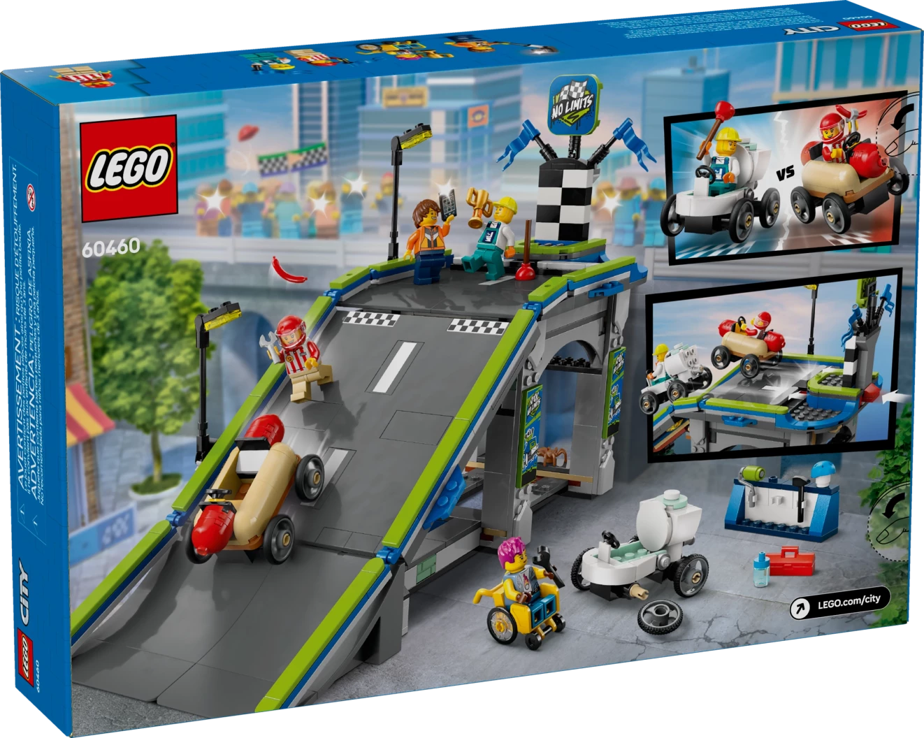 Snelle schans voor raceauto's