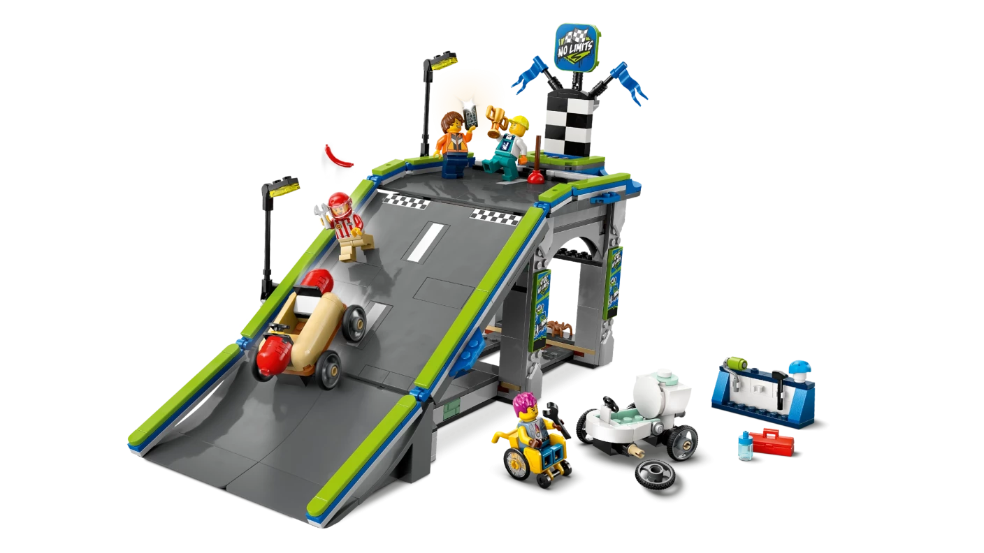 Snelle schans voor raceauto's