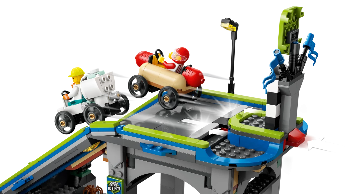 Snelle schans voor raceauto's