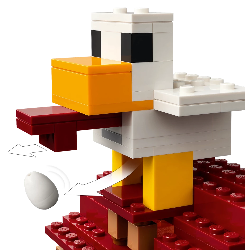 De Ghast-ballon aanval op het dorp