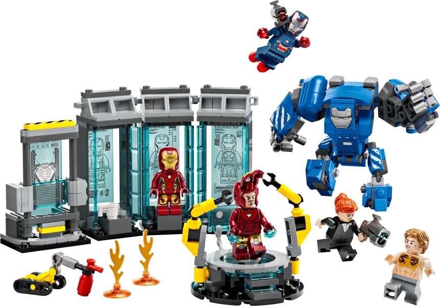 Iron Mans laboratorium: harnasruimte