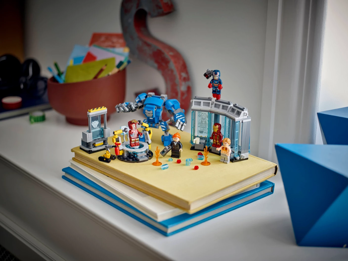 Iron Mans laboratorium: harnasruimte