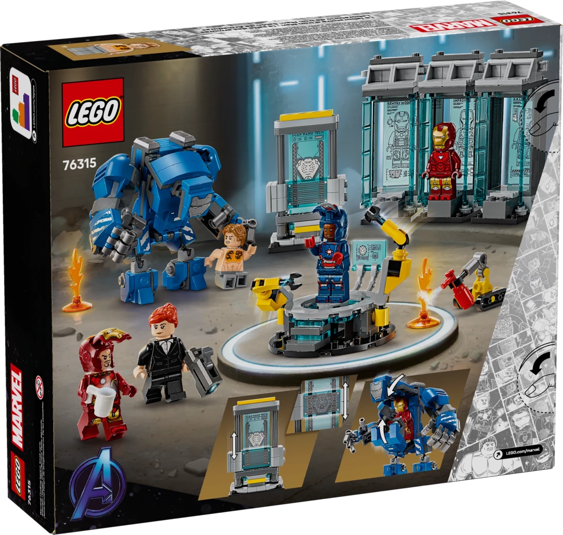 Iron Mans laboratorium: harnasruimte