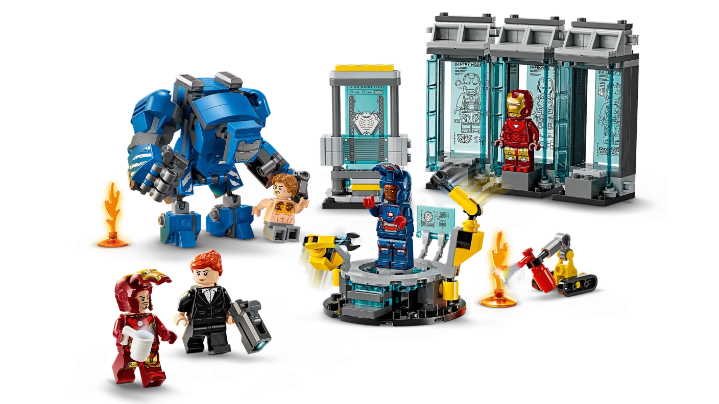 Iron Mans laboratorium: harnasruimte