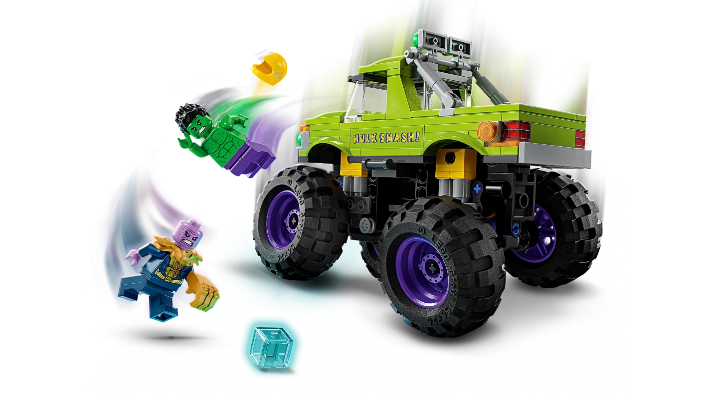 De Hulk truck vs. Thanos