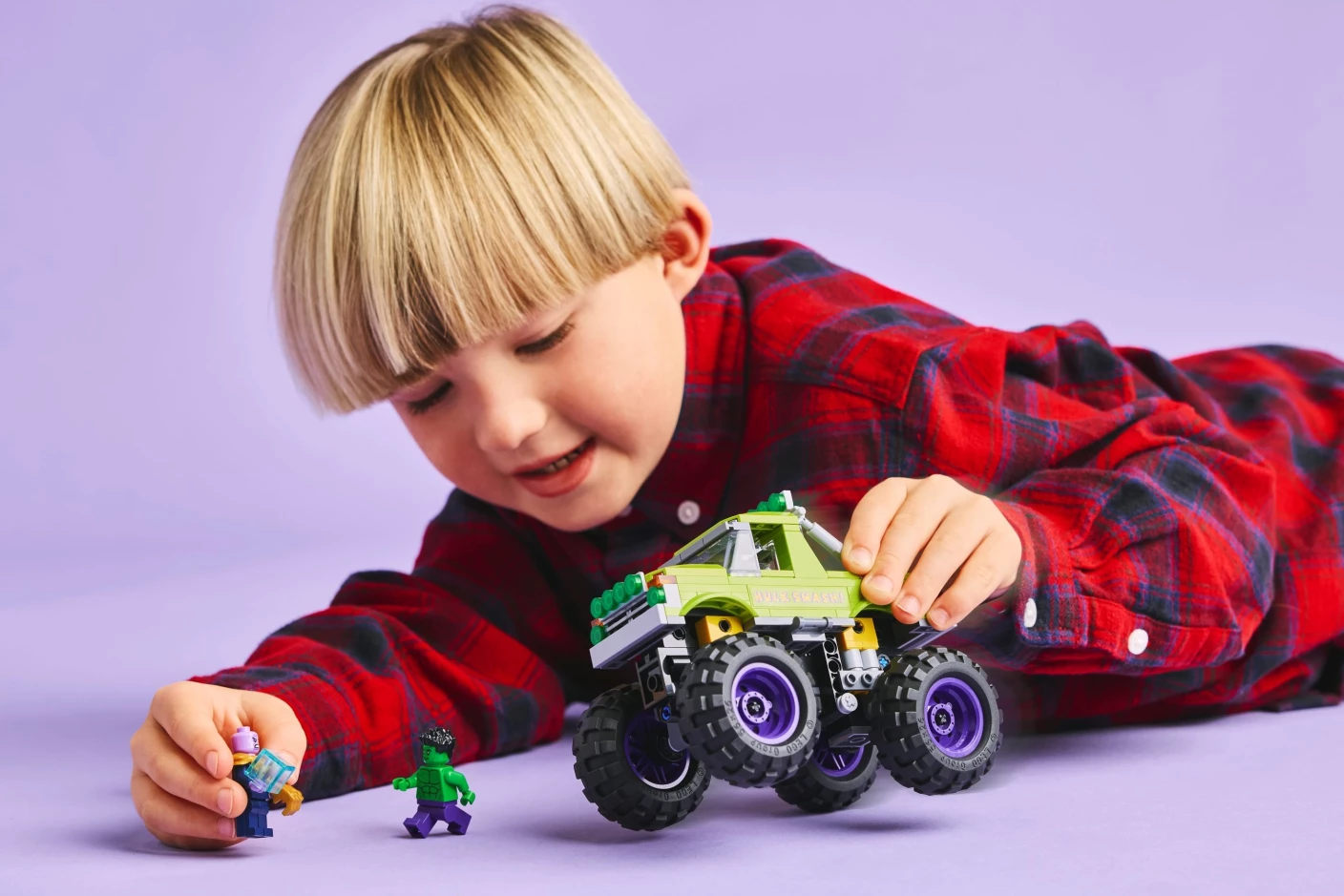 De Hulk truck vs. Thanos