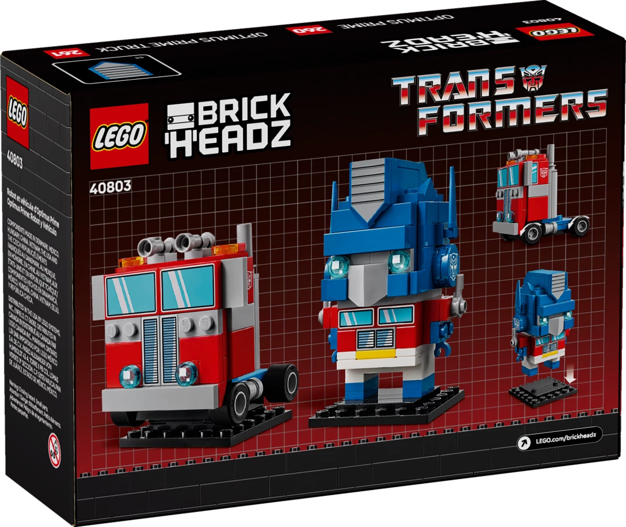 Optimus Prime robot en voertuig