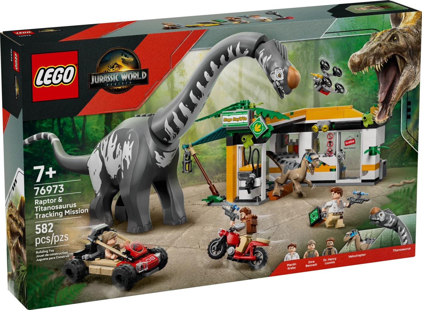 Raptor en Titanosaurus opsporingsmissie