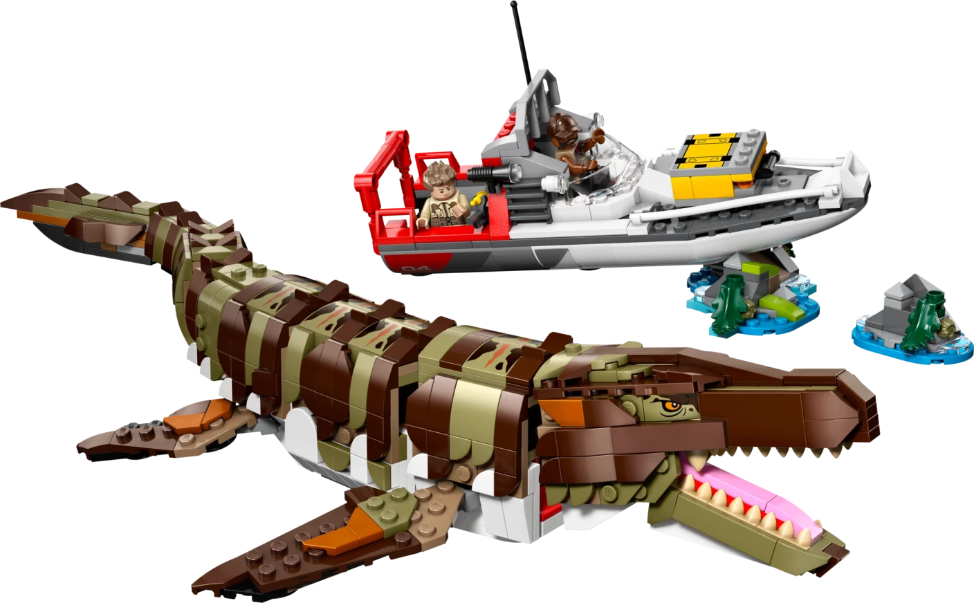 Bouwbare Mosasaurus bootmissie