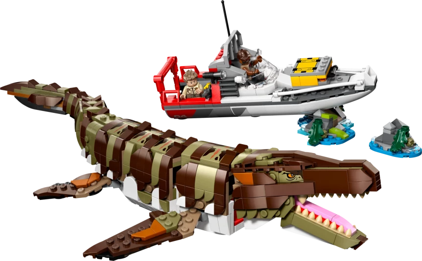 Bouwbare Mosasaurus bootmissie