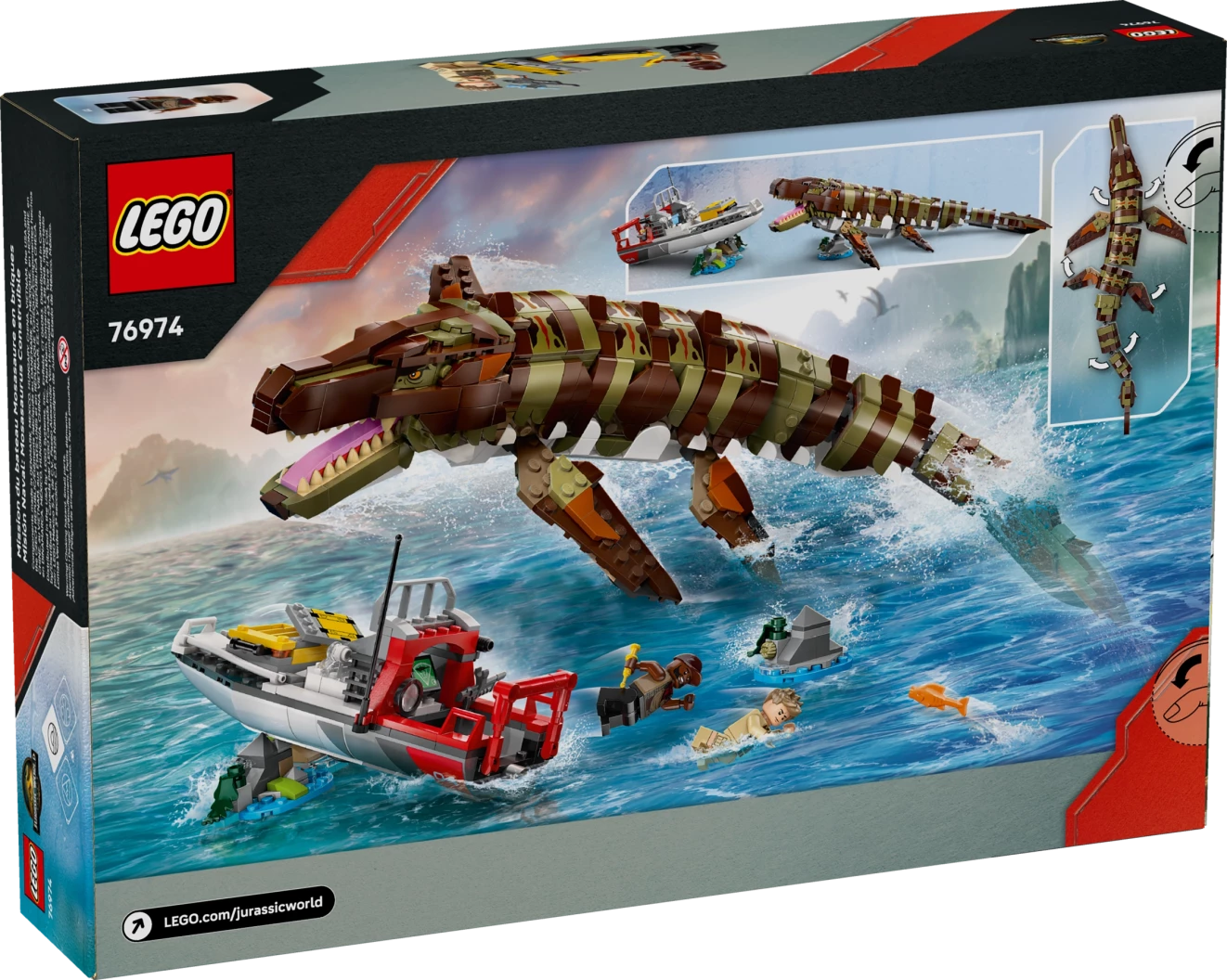 Bouwbare Mosasaurus bootmissie