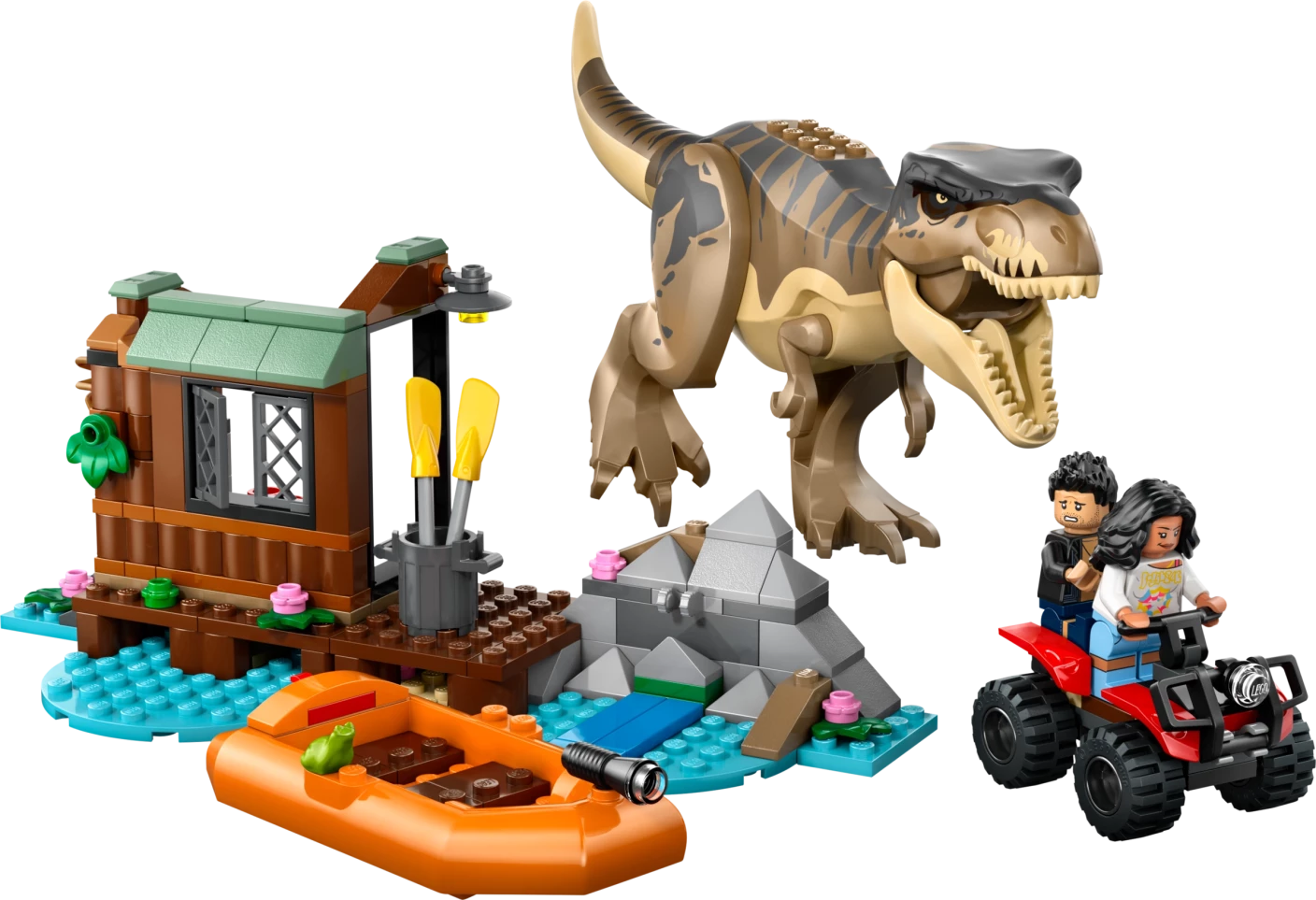 T. rex rivierontsnapping