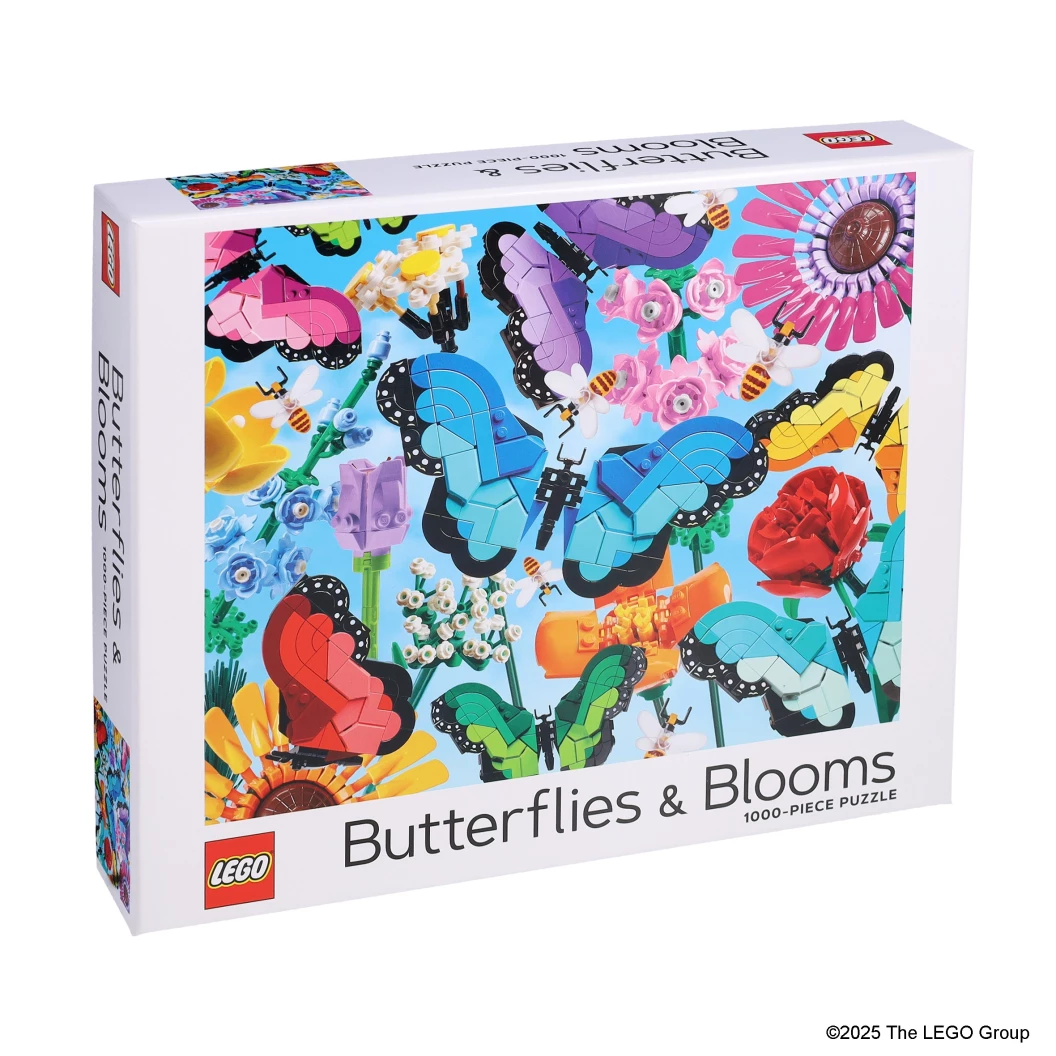 Vlinders en bloemen puzzel 1000 stukjes