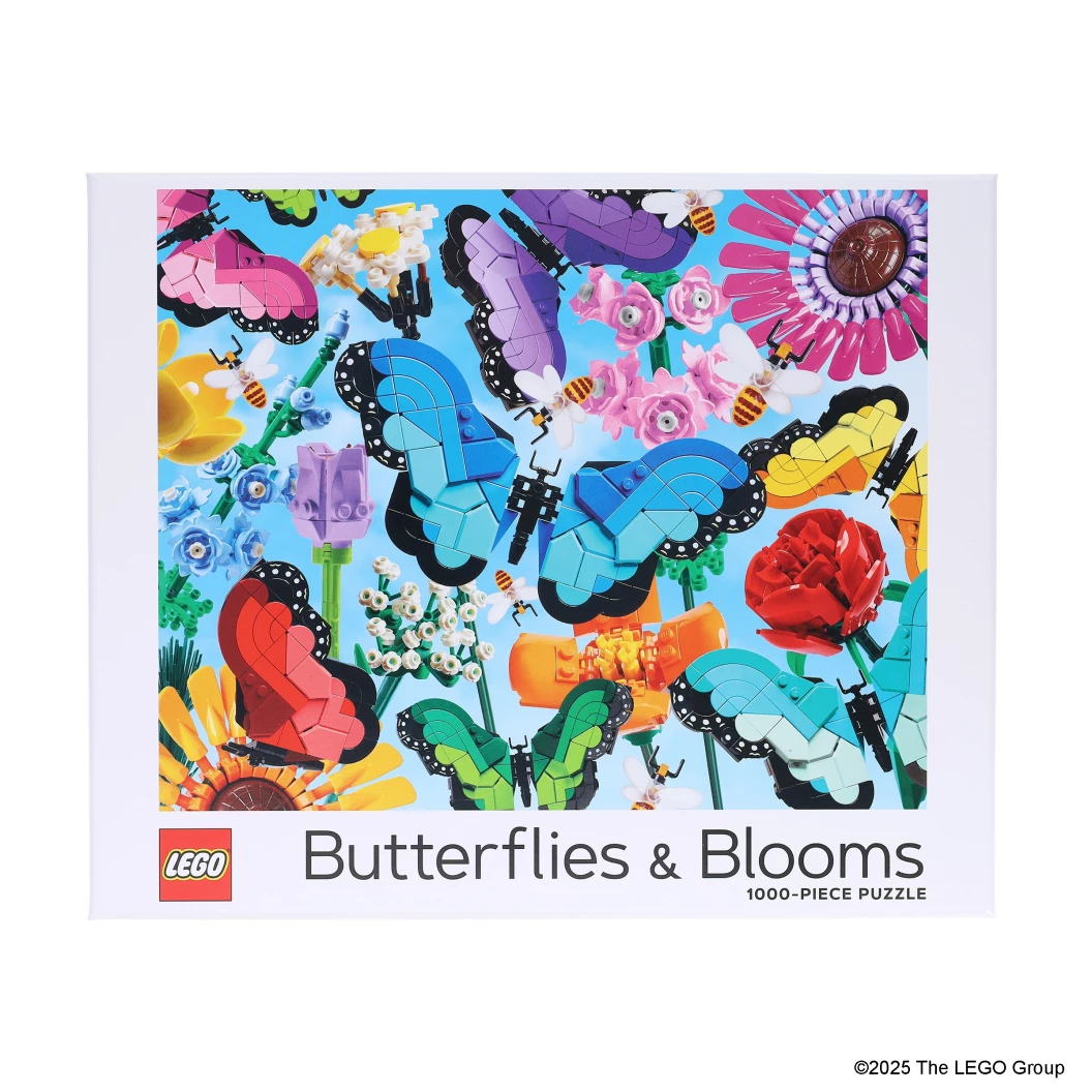 Vlinders en bloemen puzzel 1000 stukjes