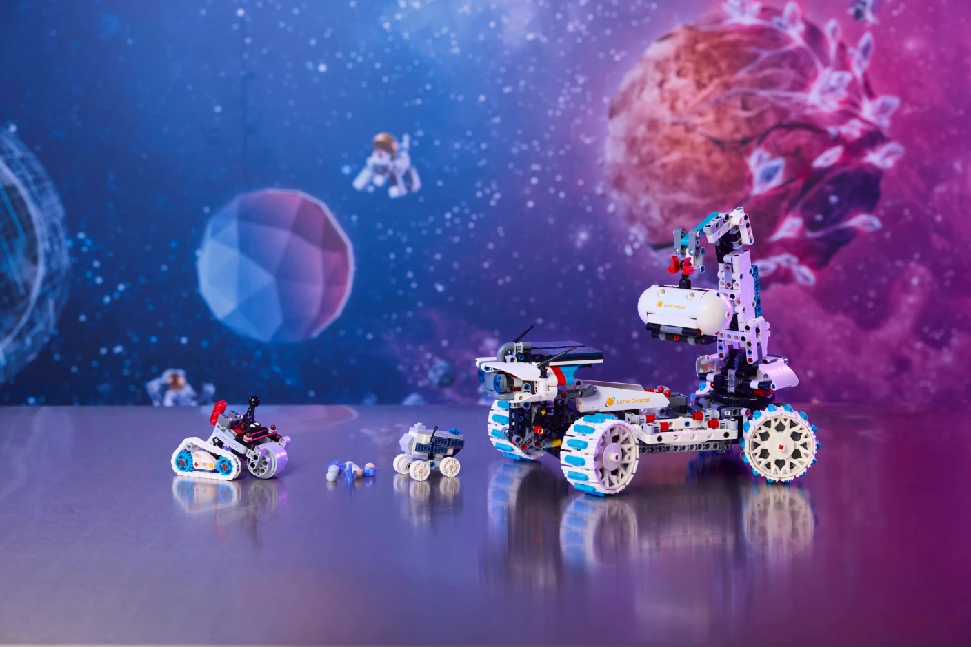 Lunar Outpost™ maanrover ruimtevoertuig