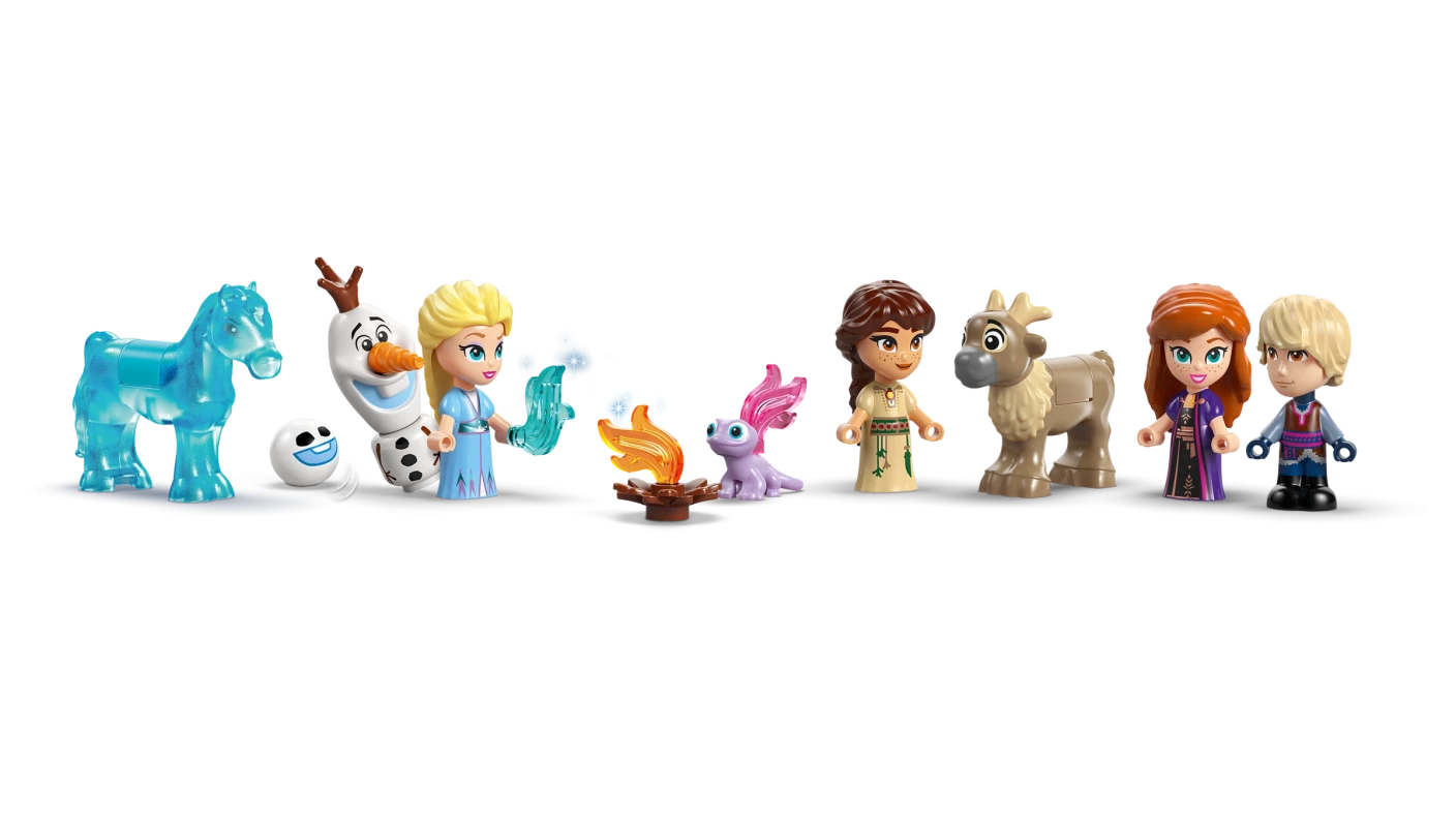 Mini kasteel van Arendelle en Elsa's ijspaleis