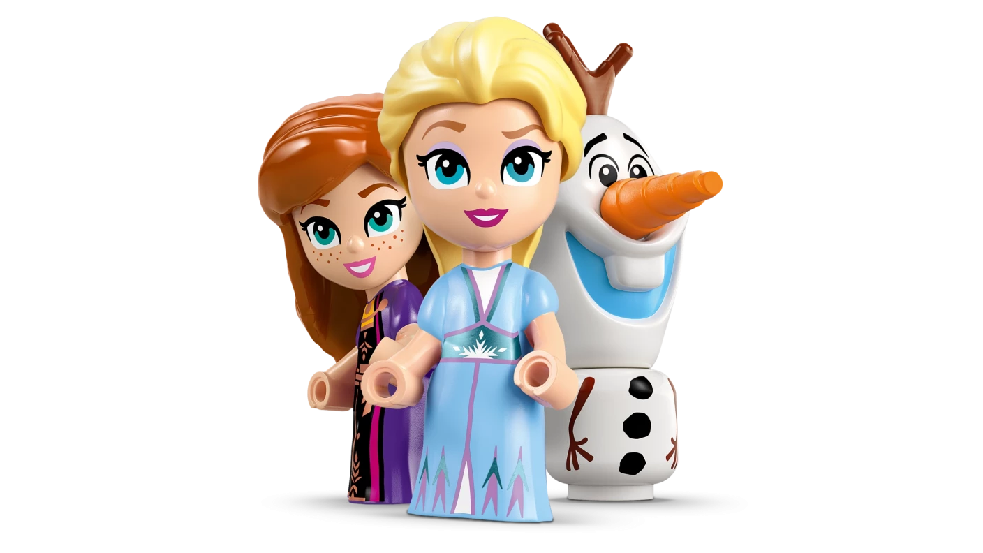 Mini kasteel van Arendelle en Elsa's ijspaleis