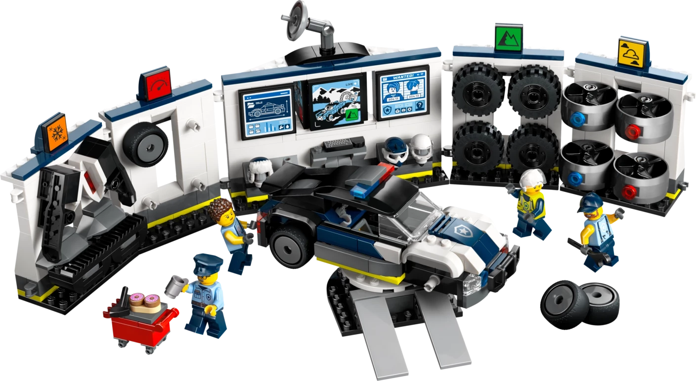 Garage voor politieauto's