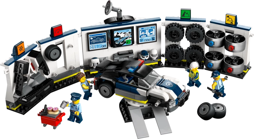 Garage voor politieauto's
