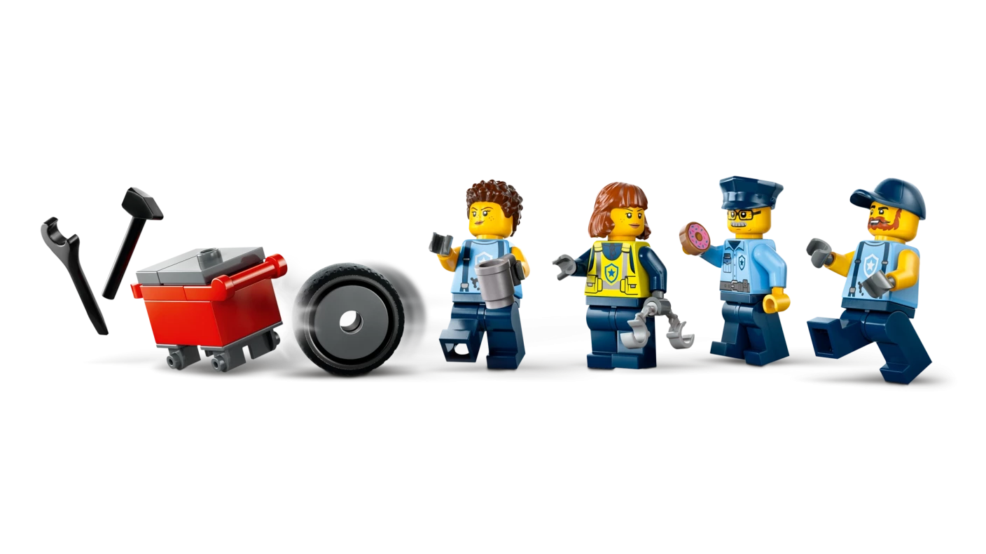 Garage voor politieauto's