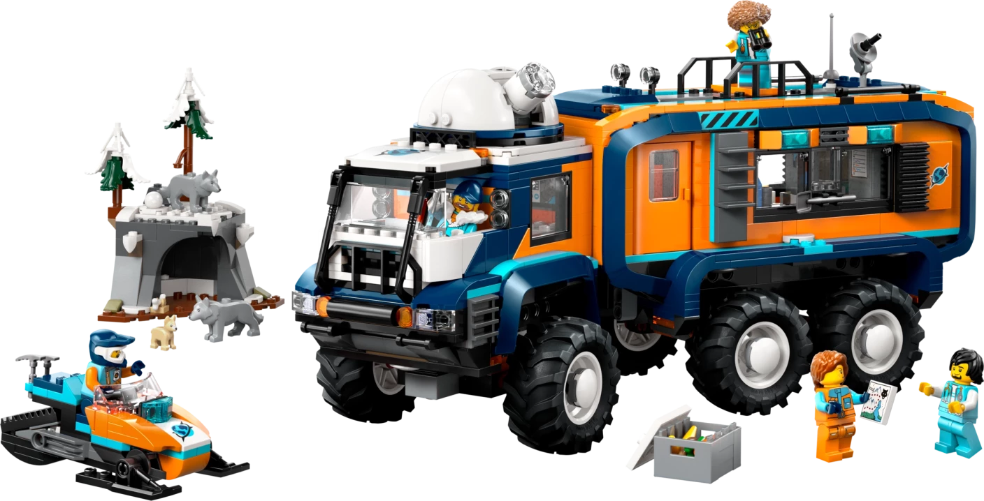 Laboratoriumtruck op de Noordpool