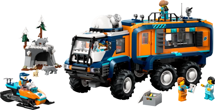 Laboratoriumtruck op de Noordpool