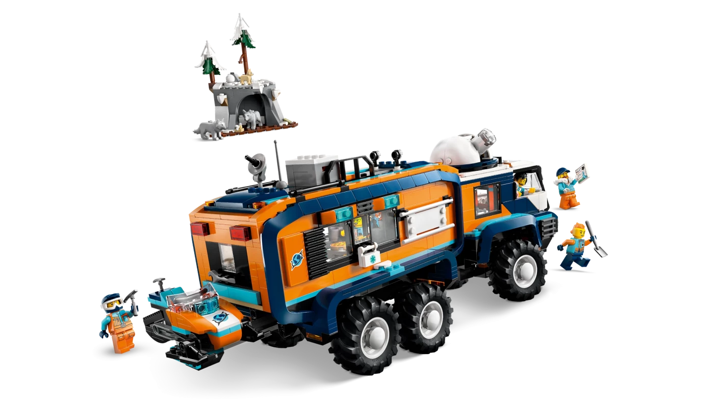 Laboratoriumtruck op de Noordpool