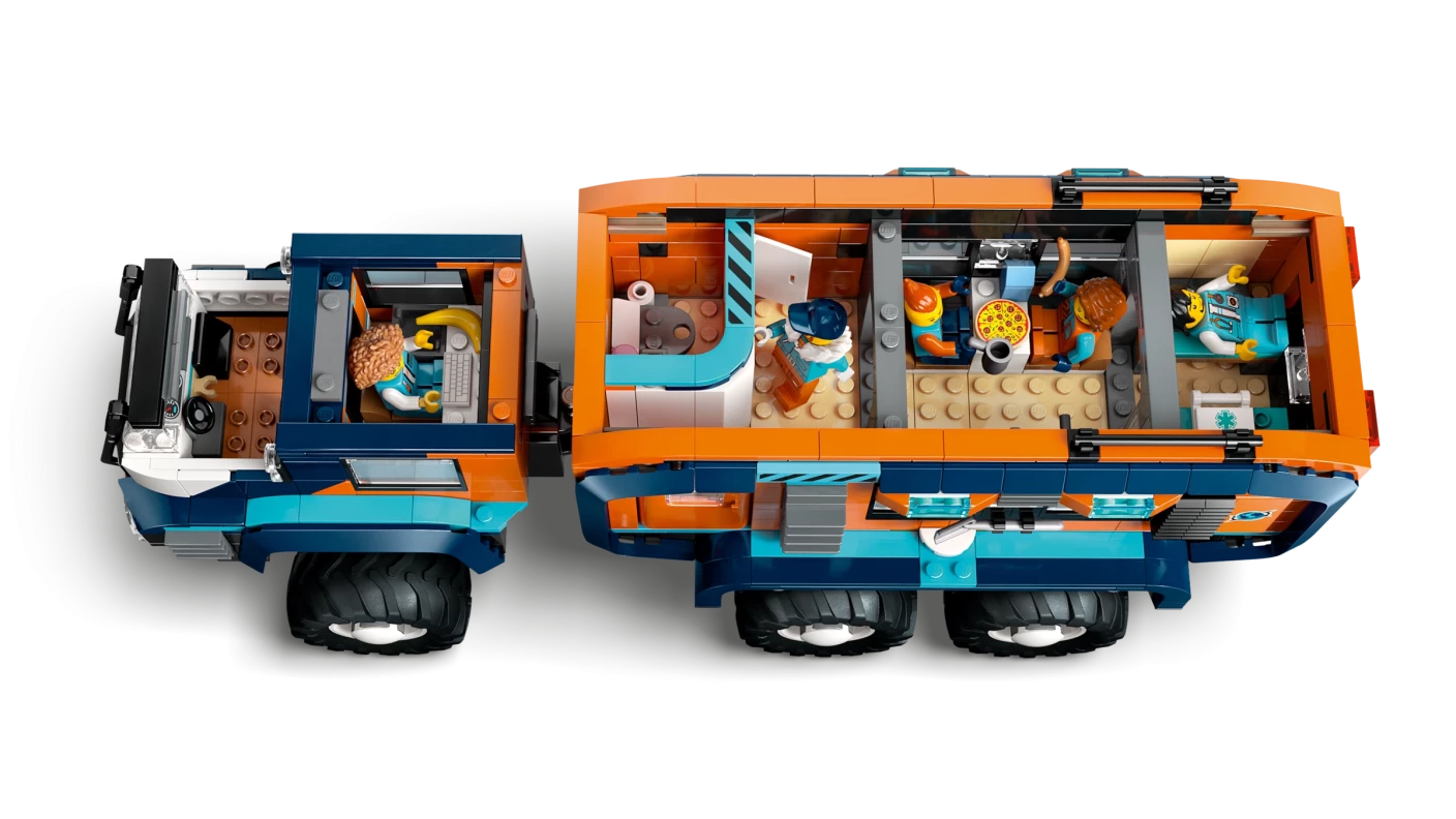 Laboratoriumtruck op de Noordpool