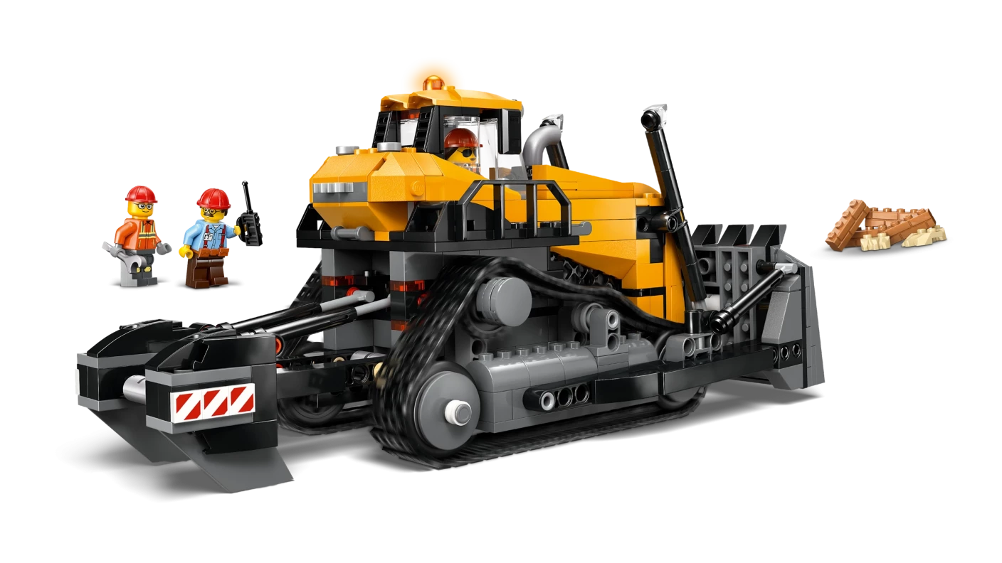 Gele bulldozer