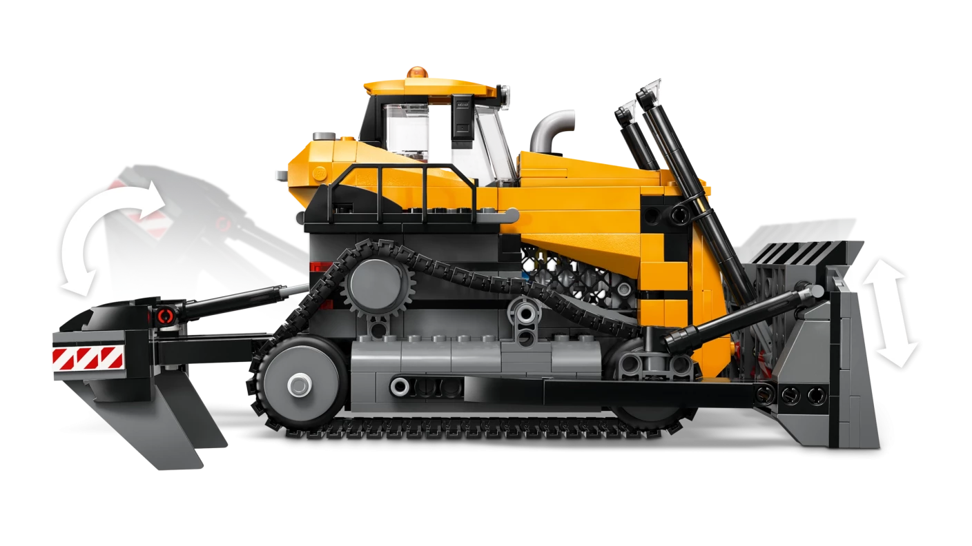 Gele bulldozer