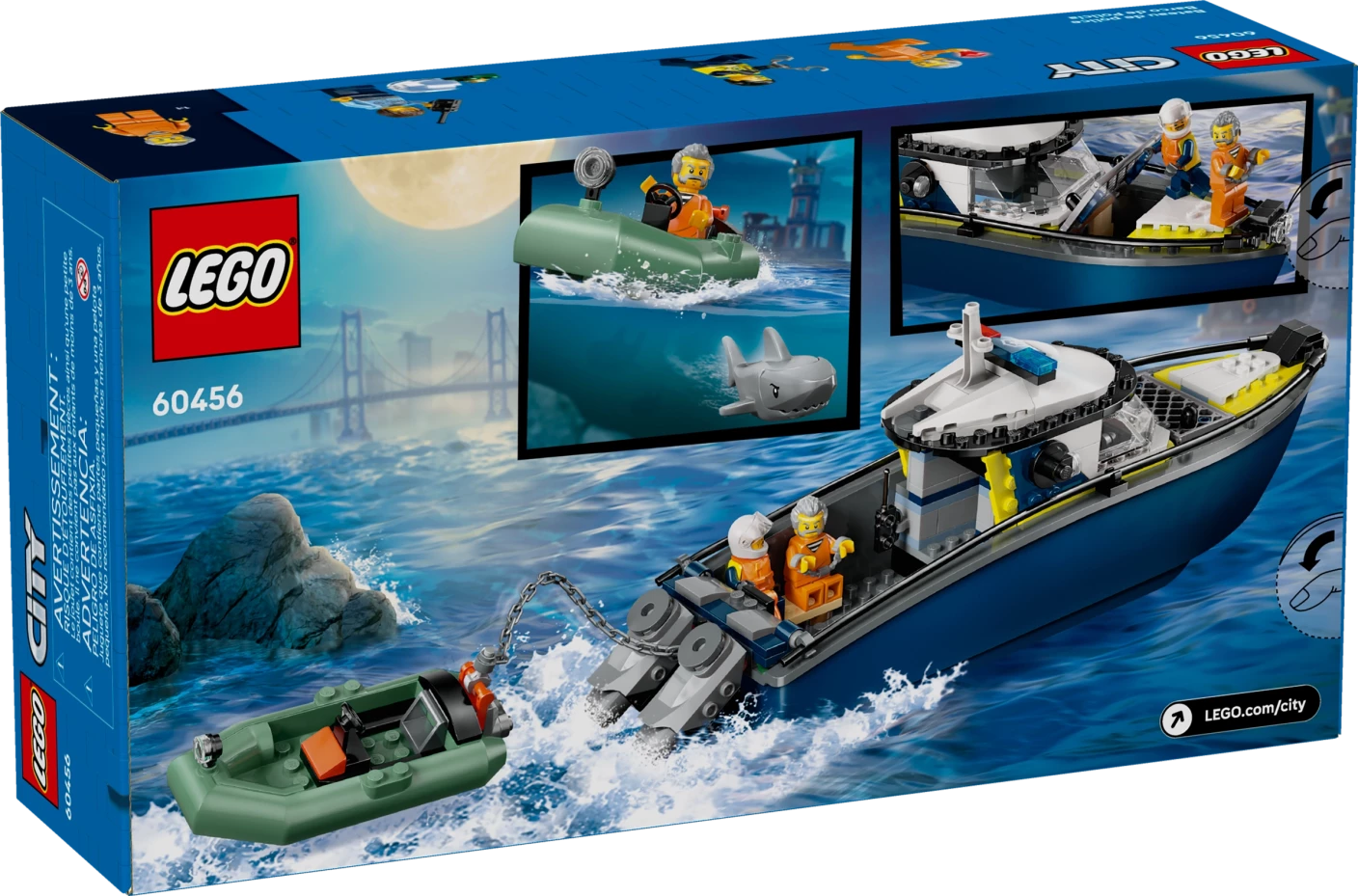 Achtervolging met politieboot