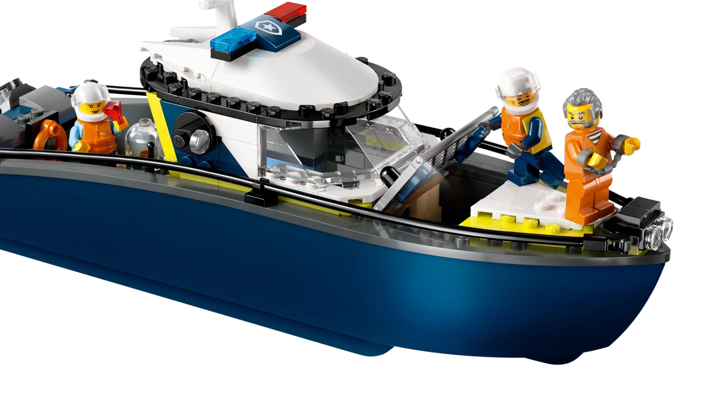 Achtervolging met politieboot