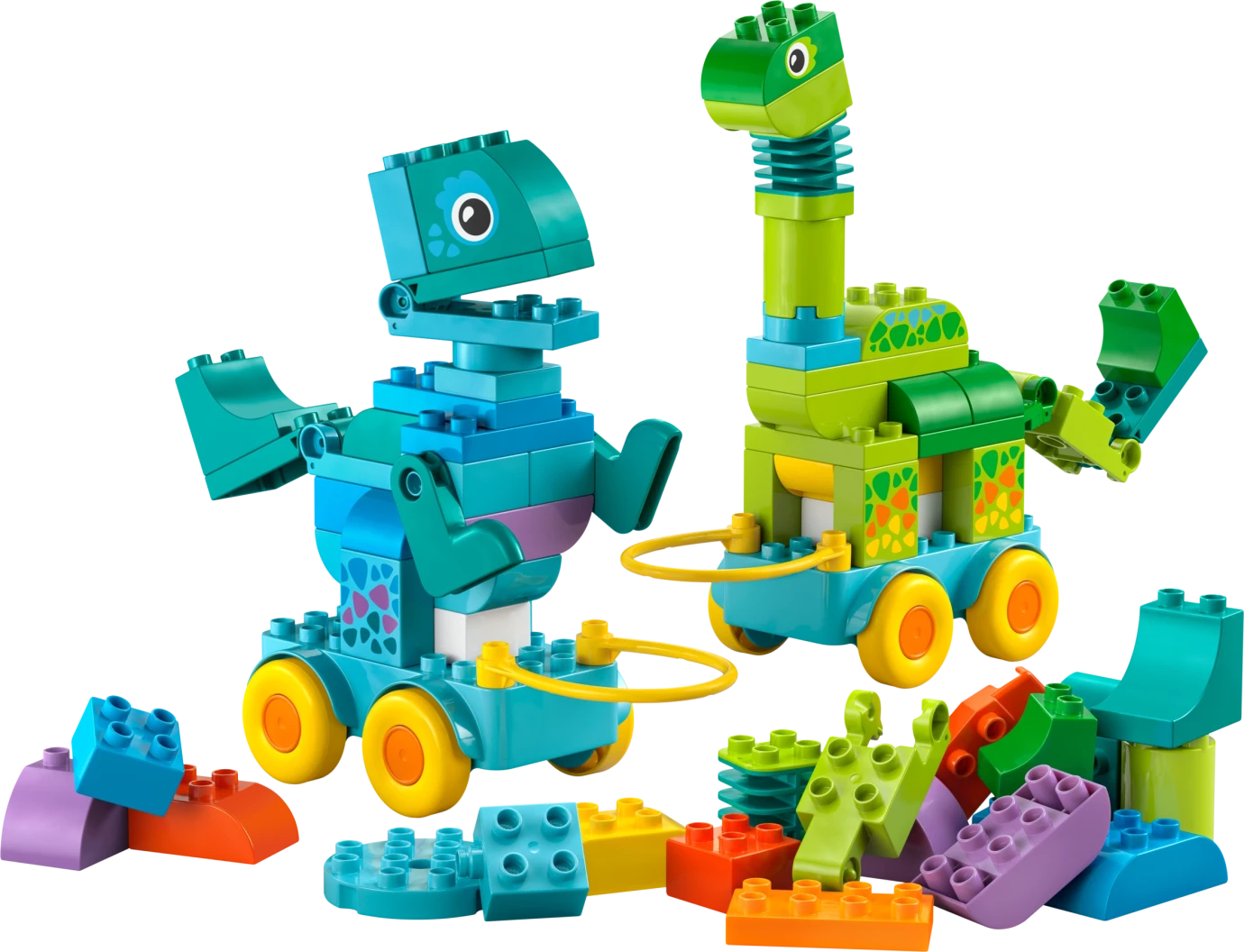 3-in-1 dinosaurussen op wielen