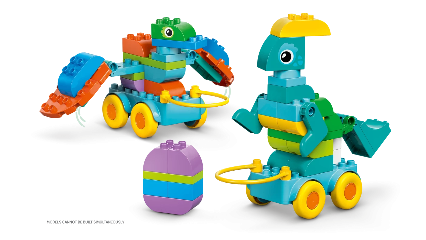 3-in-1 dinosaurussen op wielen